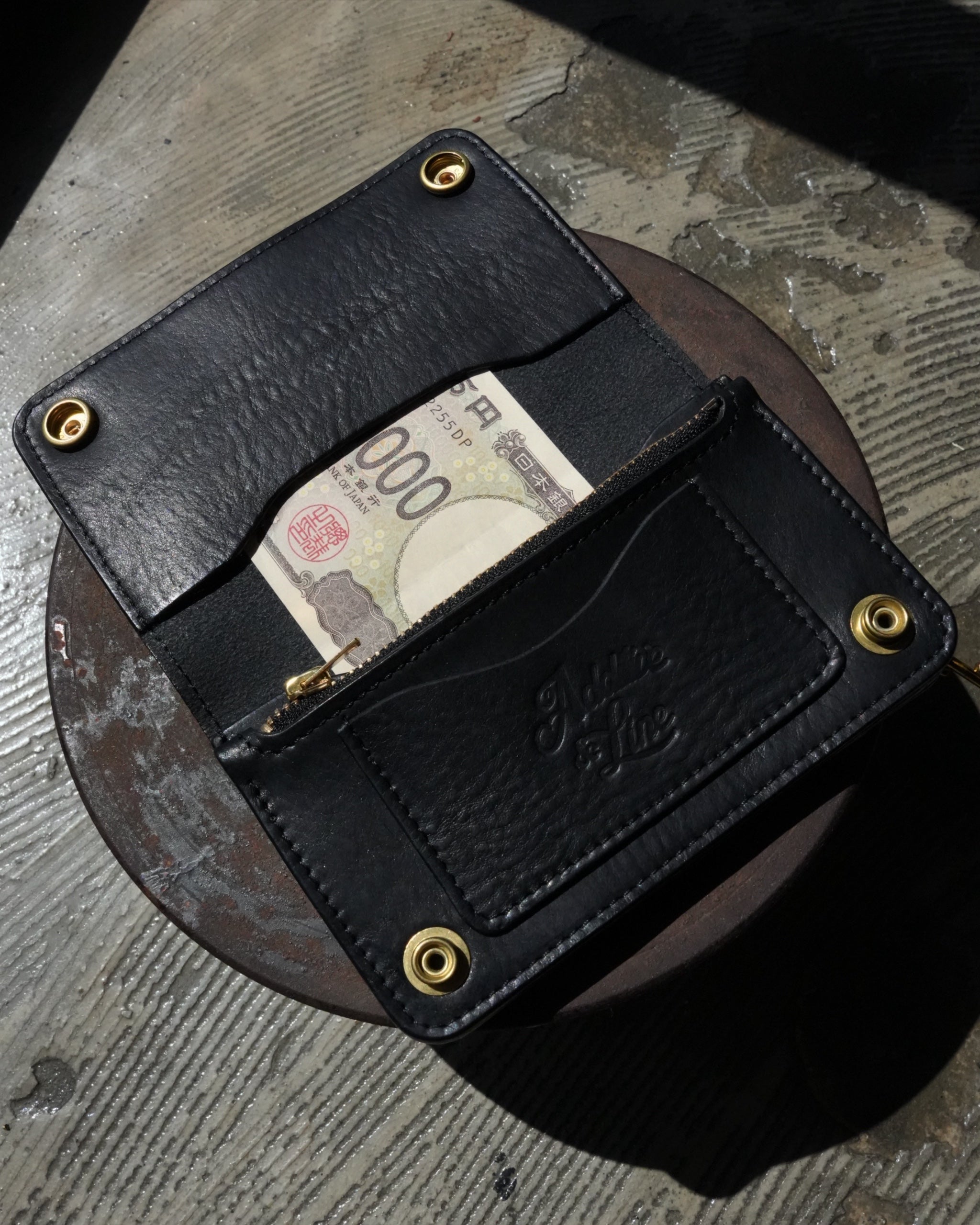 即納】 Atlantica Trucker wallet Brass | Additive and Line